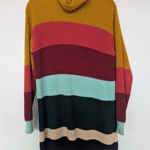Colorful Striped Women's Sweater